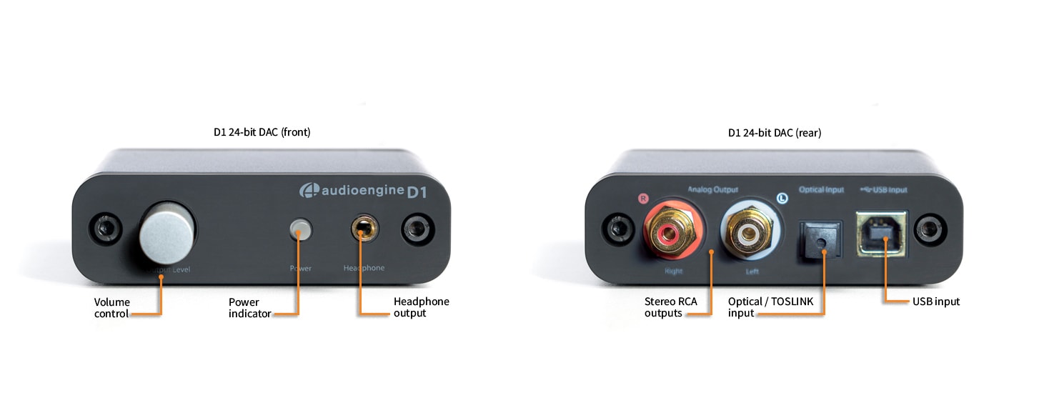 D1 24-bit DAC/Headphone Amp — Audioengine